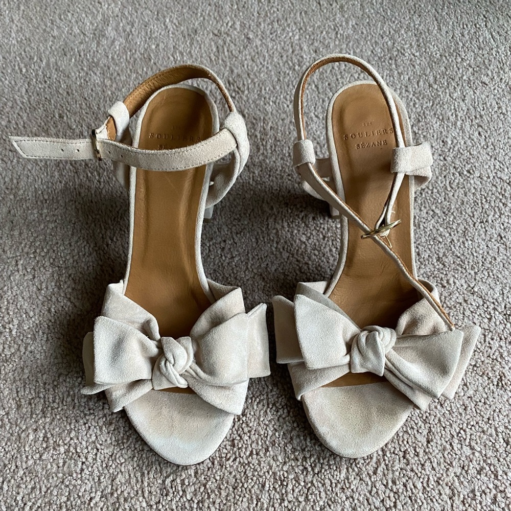 Sezane pumps PINK/BEIGE SUEDE VERSION